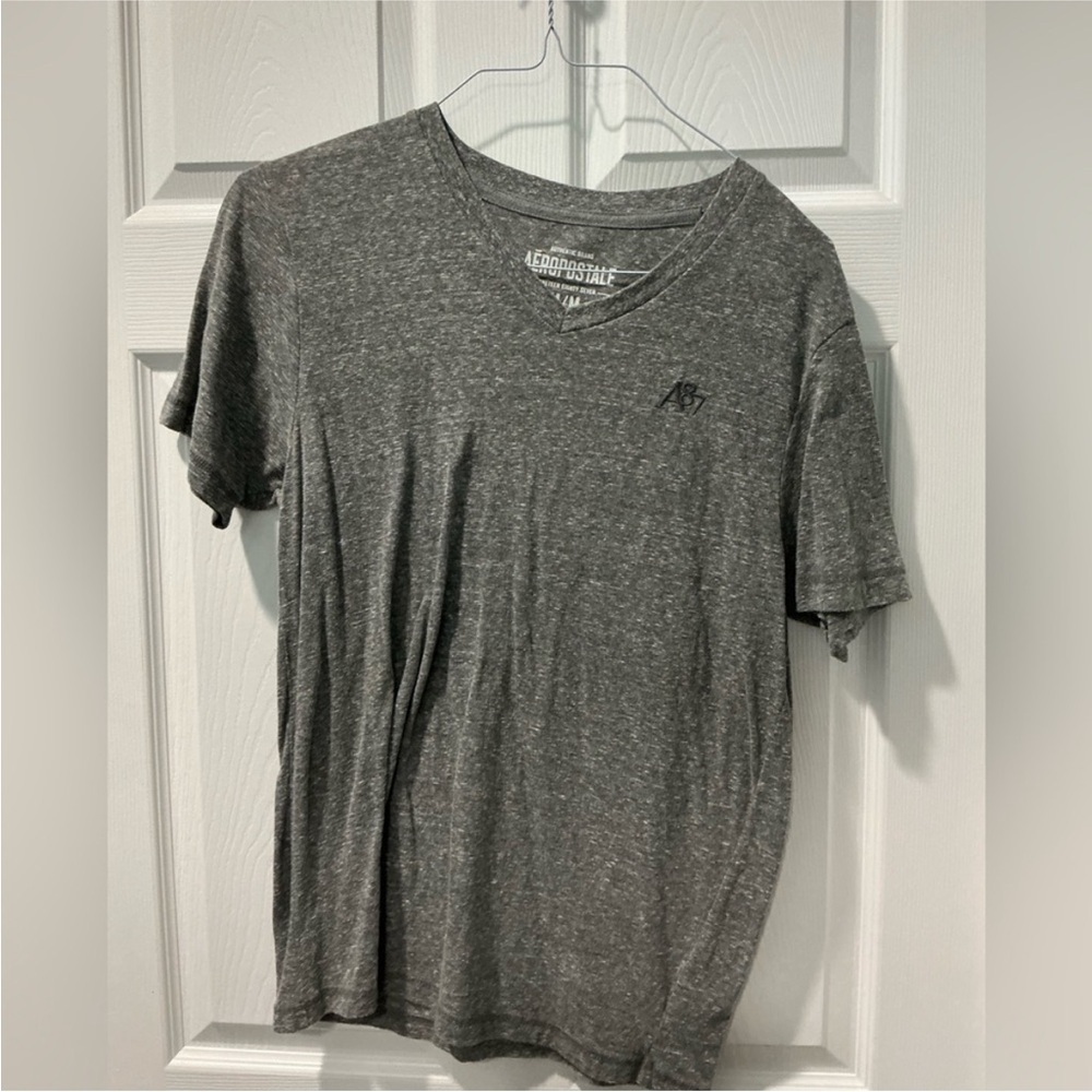 Aeropostale Gray Short Sleeve Tee Casual Comfort